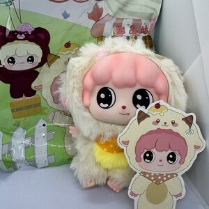 Yo-yo Dessert Zoo Cute Plush Sheep Key Holder